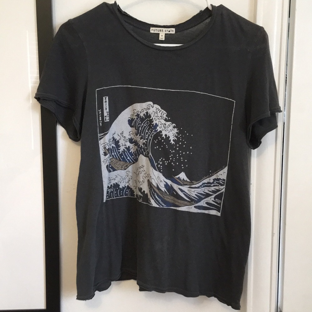 Urban Outfitters Future State Wave Graphic Tee